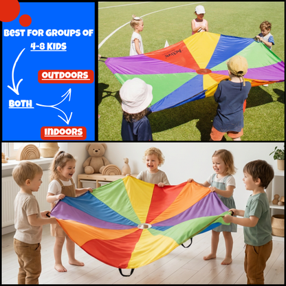 8ft Rainbow Parachute