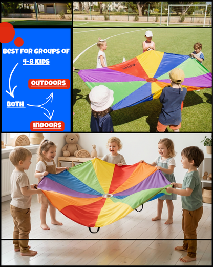 8ft Rainbow Parachute